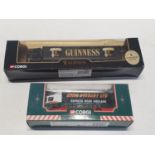 Two boxed die cast Corgi models including Eddie Stobart and Guinness