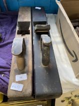 Two antique block planes. Shipping unavailable