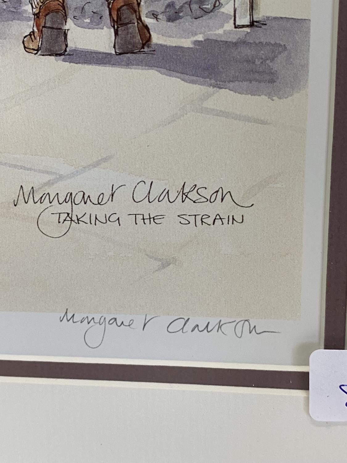 Three framed limited edition signed Margaret Clarkson prints. Shipping unavailable - Image 2 of 2