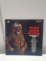 An LP vinyl compilation of Adolf Hitlers speeches from 1933 to 1938