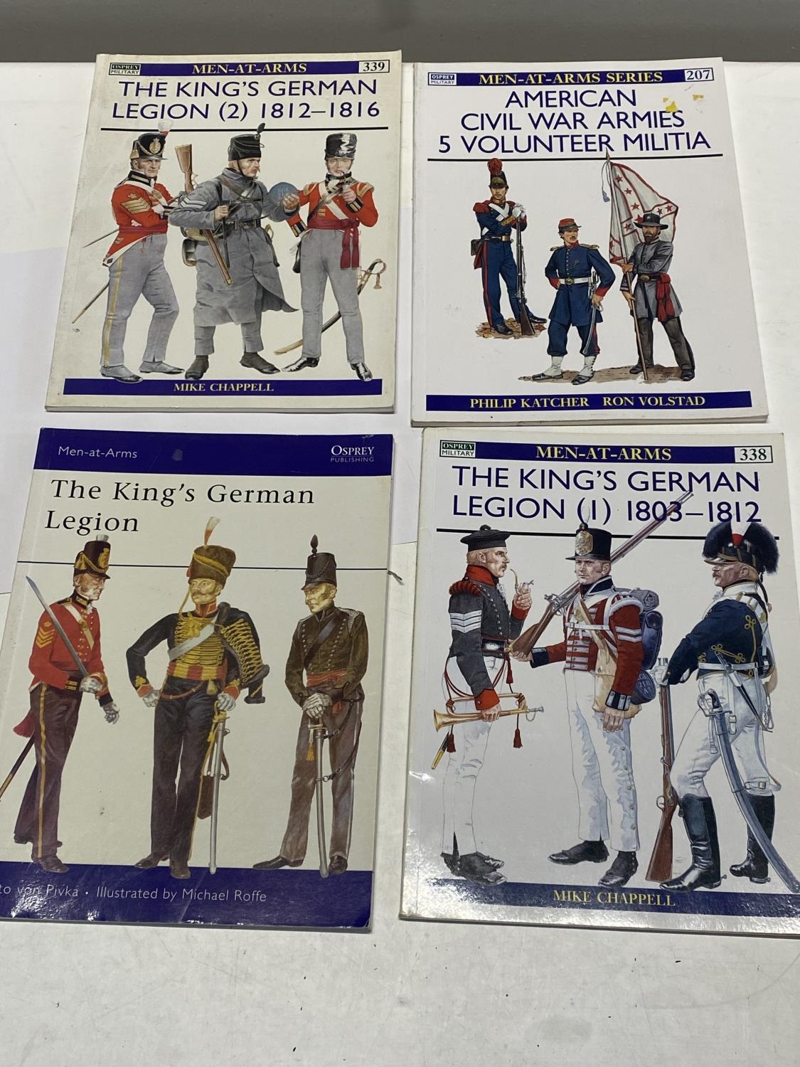 Four military related books