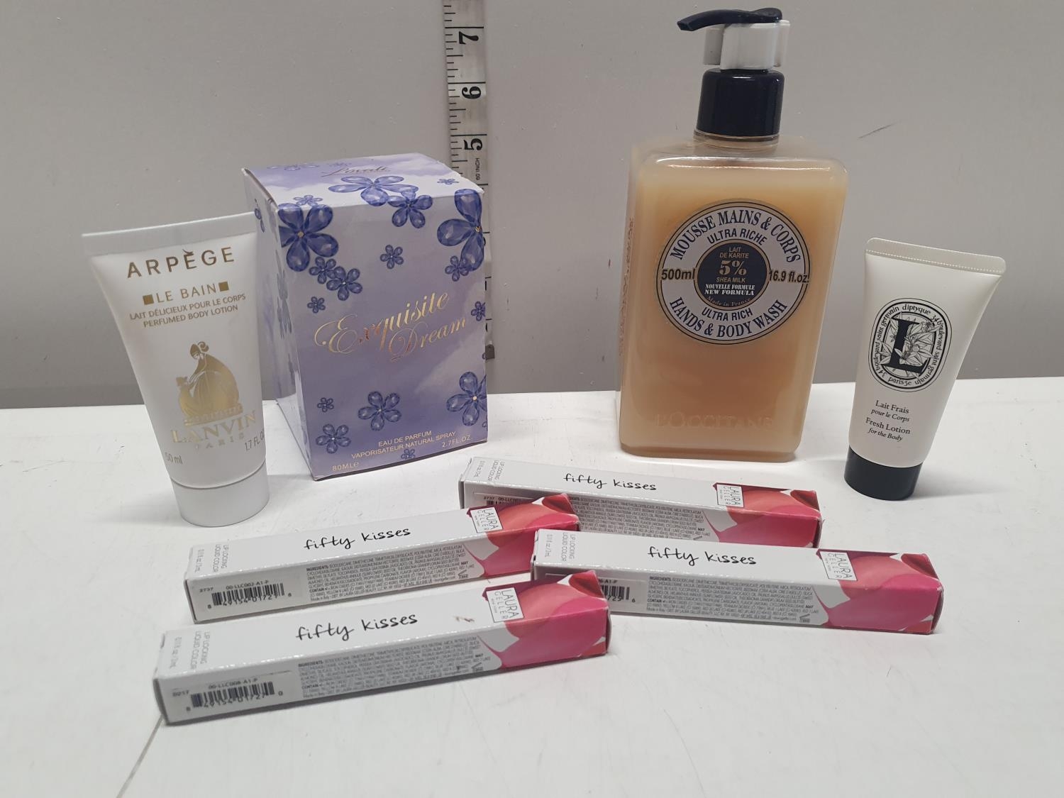A selection of assorted cosmetics