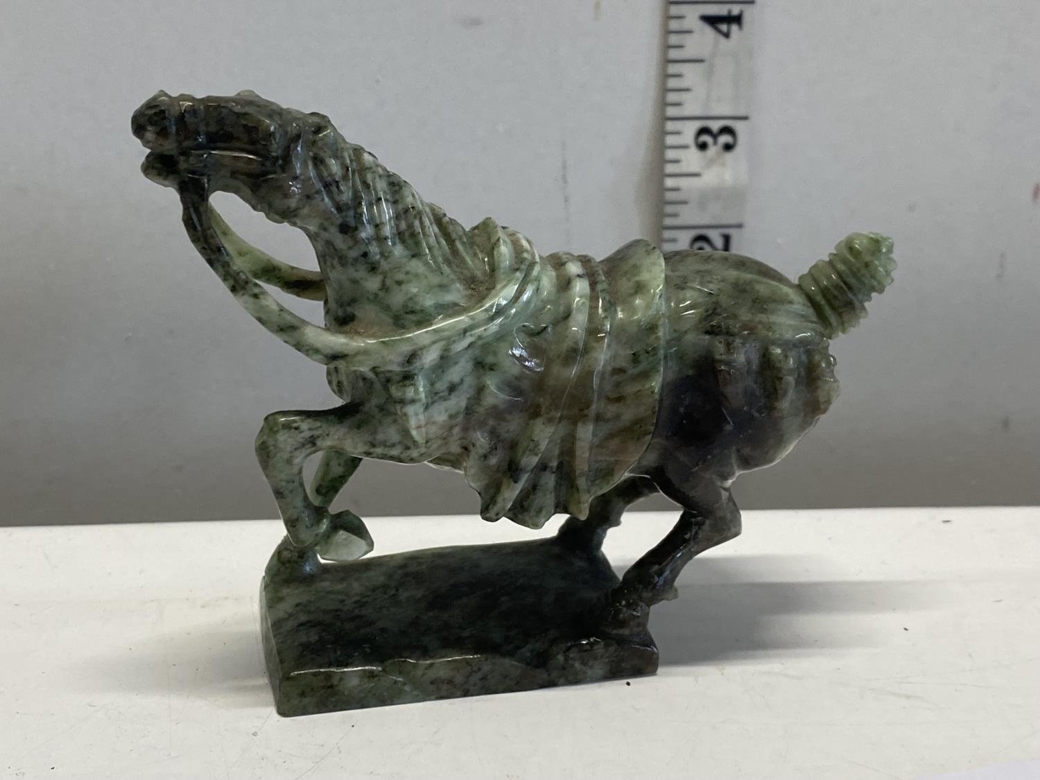 A Chinese hardstone figure of a horse