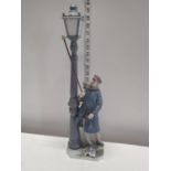 Lladro lamp lighter figurine