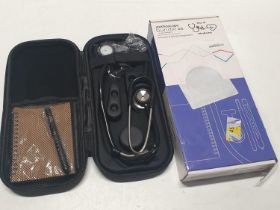 A boxed stethoscope