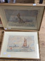 Two J H Jerram framed watercolours, shipping unavailable