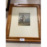 A French schooled watercolour c1800- military interest