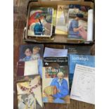 A job lot of auction catalogues and books all relating to artists and paintings, shipping