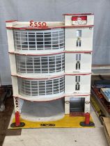 A vintage children's wooden model Esso garage, shipping unavailable