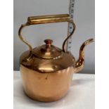 A good quality copper and brass kettle