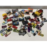 A job lot of boxed and loose die-cast models including Hot Wheels models, Brum etc