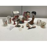 A selection of Betty Boop collectables