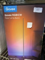 A boxed Govee floor lamp (unchecked)