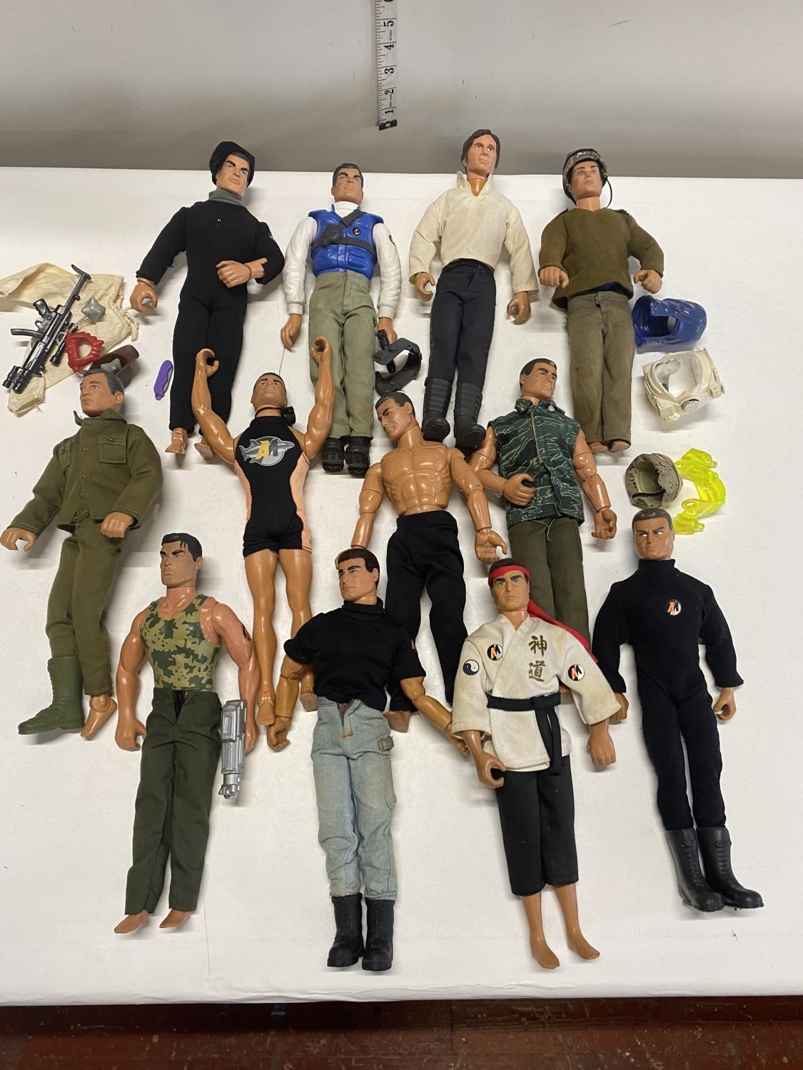 A job lot Action Men figures