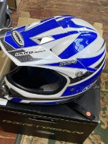 A new motorcycle helmet size M, shipping unavailable