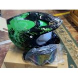 A new motorcycle helmet size L, shipping unavailable