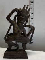 A Chinese bronze figure of a Buddha circa 18th century with good patination