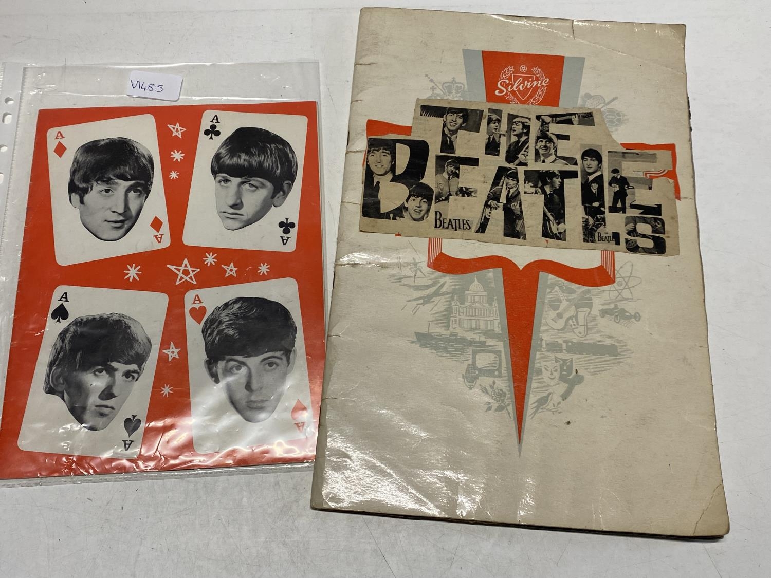 The Beatles Four Aces Mary Well UK tour programme with a Beatles scrapbook various ephemera and