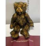 A Charlie bear "Edwin" CV131298 with dust bag