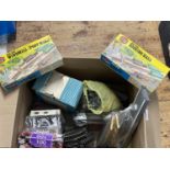 A job lot of assorted OO gauge model railways accessories, shipping unavailable
