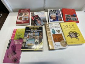 A job lot of assorted antique guide books