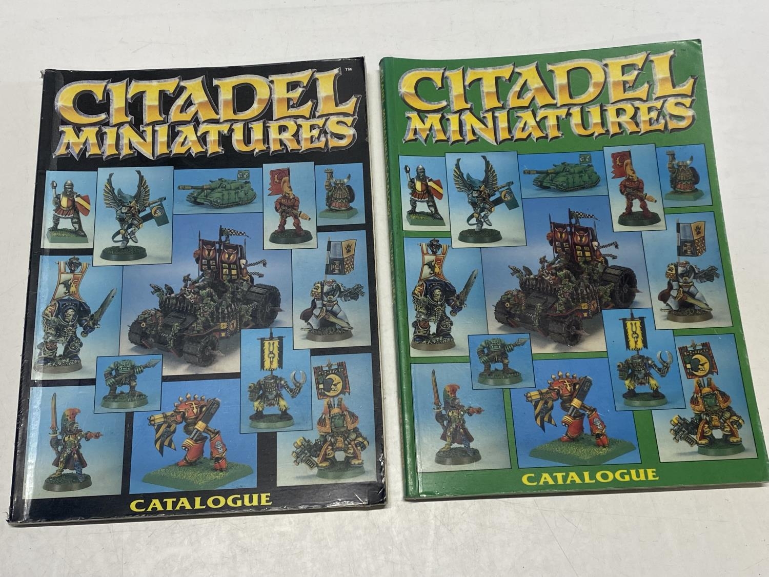 Two Citadel miniatures catalogues