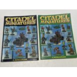 Two Citadel miniatures catalogues