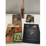 A job lot of vintage shooting and hunting related books, shipping unavailable
