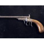 A antique breech loading hammer action pistol a/f (UK Mainland post only)