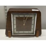 A vintage Tenco electric mantle clock (missing power lead), shipping unavailable