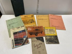 A selection of vintage manuals and training guides.Shipping unavailable