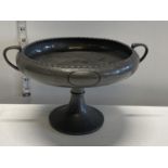 A quality Arundel pewter pedestal bowl by C.W.F & Sons Ltd