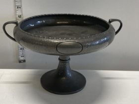 A quality Arundel pewter pedestal bowl by C.W.F & Sons Ltd