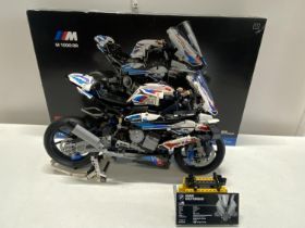 A Lego Technic BMW Motorad 42130, with original box etc, shipping unavailable