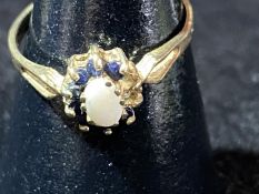 A 9ct gold ring for scrap. 1.51 grams