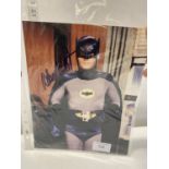 A signed photograph of Batman 'Adam West' with COA