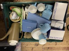 A job lot of assorted Wedgewood and other ceramics including Carlton ware, shipping unavailable