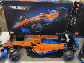 A Lego Technic McLaren Formula 1 Team model 42141, with original box etc, shipping unavailable