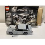 A Lego James Bond Aston Martin 007 DB5 model 10262, with original box etc, shipping unavailable
