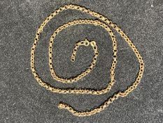 A 9ct gold chain (broken) 4.19 grams
