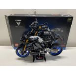 A Lego Technic Yamaha MT-10 SP 42159, with original box etc, shipping unavailable