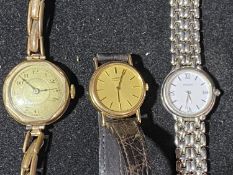 Three assorted Ladies watches.