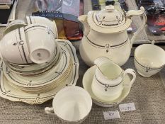 A Paragon fine bone china tea service 22 pieces, shipping unavailable