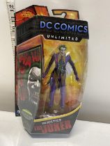 A boxed DC Comics Unlimited 'The Joker' model