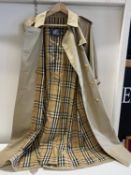 A Burberry trench coat (unauthenticated)