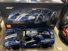 A Lego Technic 2022 Ford GT model 42154, with original box etc, shipping unavailable