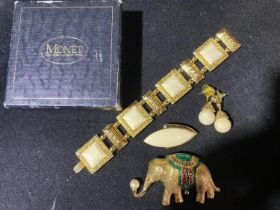 A selection of vintage Monet costume jewellery.