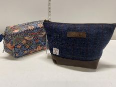 Two new ladies make up / travel bags (Sophos and William Morris)
