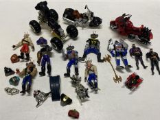 A job lot of assorted model figures etc.