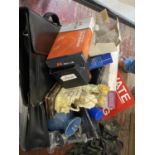 A job lot of assorted misc items, including new briefcase, toilet seat and wine aerate, pet flea